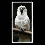 Coque Sony Xperia Z3 Compact Parrot blanc 10