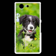 Coque Sony Xperia Z3 Compact Chiot Border Collie 100