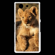 Coque Sony Xperia Z3 Compact Portrait de lionceau 100