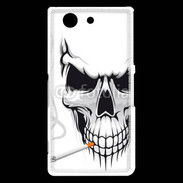 Coque Sony Xperia Z3 Compact Tête de mort fumeur