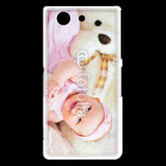 Coque Sony Xperia Z3 Compact Sourire de bébé en rose