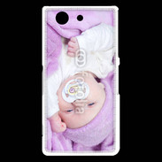 Coque Sony Xperia Z3 Compact Amour de bébé en violet