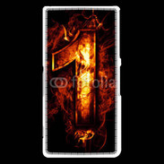 Coque Sony Xperia Z3 Compact Un en feu