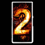Coque Sony Xperia Z3 Compact Deux en feu
