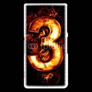 Coque Sony Xperia Z3 Compact Trois en feu