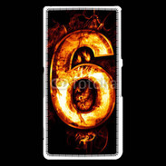 Coque Sony Xperia Z3 Compact Six en feu