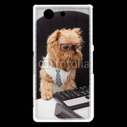 Coque Sony Xperia Z3 Compact Chien informaticien