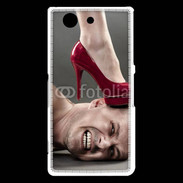 Coque Sony Xperia Z3 Compact Homme sous escarpin 2