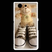 Coque Sony Xperia Z3 Compact peluche et converses
