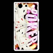 Coque Sony Xperia Z3 Compact Poker and fire 1