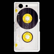 Coque Sony Xperia Z3 Compact Cassette audio transparente 1