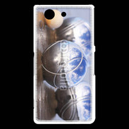 Coque Sony Xperia Z3 Compact Boule de pétanque chromée