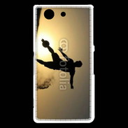 Coque Sony Xperia Z3 Compact beach soccer couché du soleil