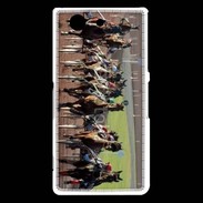 Coque Sony Xperia Z3 Compact Arrivée de course de trot en sulky