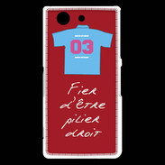 Coque Sony Xperia Z3 Compact Pilier droit Bonus offensif-défensif Rouge 2