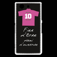 Coque Sony Xperia Z3 Compact Demi d'ouverture Bonus offensif-défensif Noir