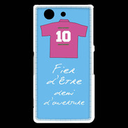 Coque Sony Xperia Z3 Compact Demi d'ouverture Bonus offensif-défensif Bleu