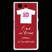 Coque Sony Xperia Z3 Compact Demi d'ouverture Bonus offensif-défensif Rouge