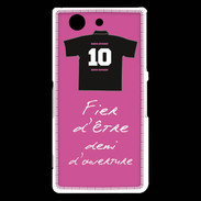 Coque Sony Xperia Z3 Compact Demi d'ouverture Bonus offensif-défensif Rose 2