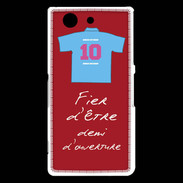Coque Sony Xperia Z3 Compact Demi d'ouverture Bonus offensif-défensif Rouge 2