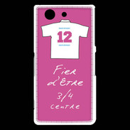 Coque Sony Xperia Z3 Compact 3/4 centre G Bonus offensif-défensif Rose
