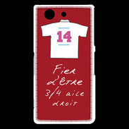 Coque Sony Xperia Z3 Compact 3/4 aile droit Bonus offensif-défensif Rouge