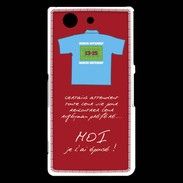 Coque Sony Xperia Z3 Compact Moi je l'ai épousé Bonus offensif-défensif Rouge 2