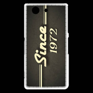 Coque Sony Xperia Z3 Compact Since 1972 gris