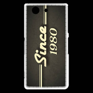 Coque Sony Xperia Z3 Compact Since 1980 gris