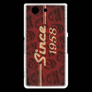 Coque Sony Xperia Z3 Compact Since crane rouge 1958