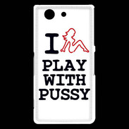 Coque Sony Xperia Z3 Compact I love Play Pussy