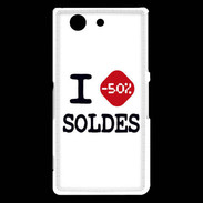 Coque Sony Xperia Z3 Compact I love Soldes