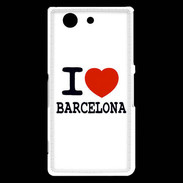 Coque Sony Xperia Z3 Compact I love Barcelona