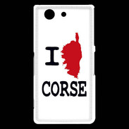 Coque Sony Xperia Z3 Compact I love Corse 3