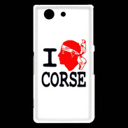 Coque Sony Xperia Z3 Compact I love Corse 2