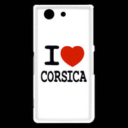 Coque Sony Xperia Z3 Compact I love Corsica