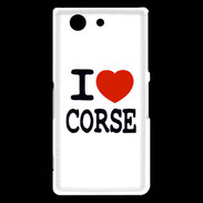 Coque Sony Xperia Z3 Compact I love Corse