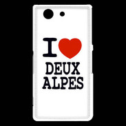 Coque Sony Xperia Z3 Compact I love Deux Alpes
