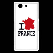 Coque Sony Xperia Z3 Compact I love France 4