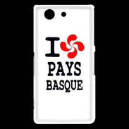 Coque Sony Xperia Z3 Compact I love Pays Basque 2
