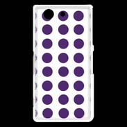 Coque Sony Xperia Z3 Compact pois violet