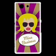 Coque Sony Xperia Z3 Compact Miss business Blonde