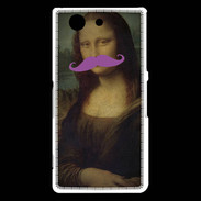 Coque Sony Xperia Z3 Compact Moustache Mona Lisa