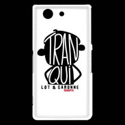 Coque Sony Xperia Z3 Compact Adishatz Humour Lot & Garonne