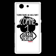 Coque Sony Xperia Z3 Compact Adishatz Humour Territoire de Belfort