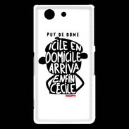 Coque Sony Xperia Z3 Compact Adishatz Humour Puy de Dome