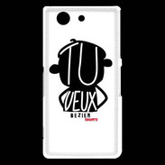 Coque Sony Xperia Z3 Compact Adishatz Humour Beziers