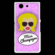 Coque Sony Xperia Z3 Compact Miss Champagne Blonde
