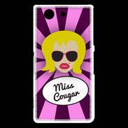 Coque Sony Xperia Z3 Compact Miss Cougar Blonde