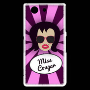 Coque Sony Xperia Z3 Compact Miss Cougar Brune